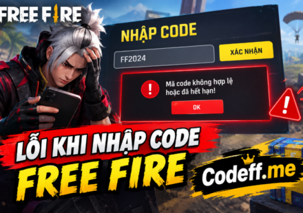 Vì sao nhập code Free Fire bị lỗi